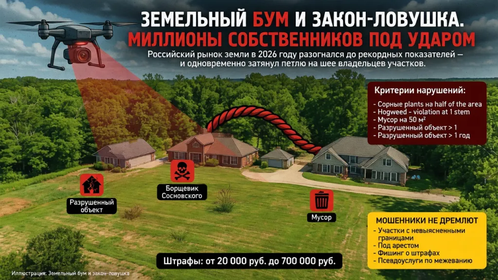 Земельный бум и закон-ловушка. Миллионы собственников под ударом